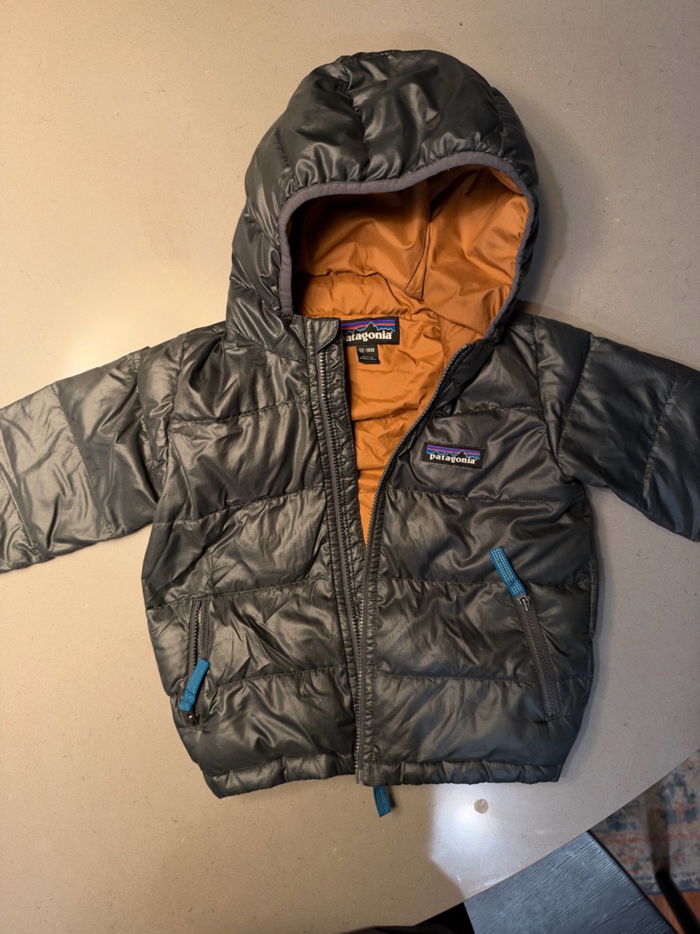 Patagonia Hi-Loft Down Sweater Jacket | Sz 12-18 mos
